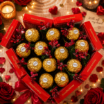 Drippy Lickies Ferrero Rocher Heart Bouquet